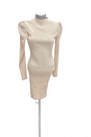 Dámske šaty Amisu, farba béžová, veľkosť S