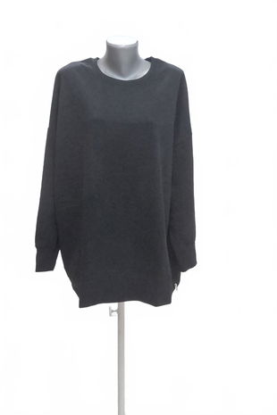 Dámská mikina Bonprix bez potisku, barva černá, velikost XL