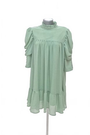 Dámske šaty Boohoo, farba zelená, veľkosť 36