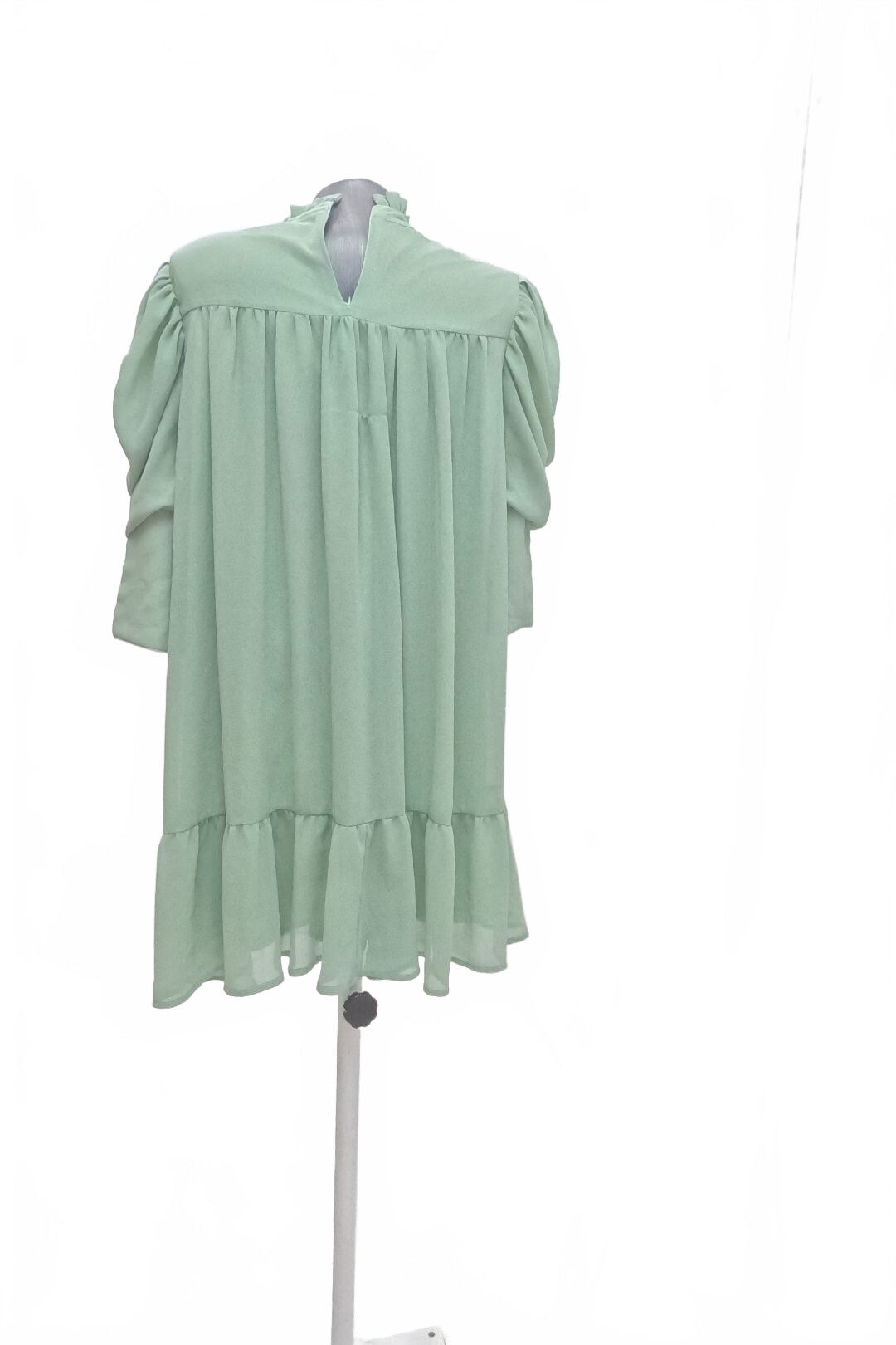 Dámske šaty Boohoo, farba zelená, veľkosť 36