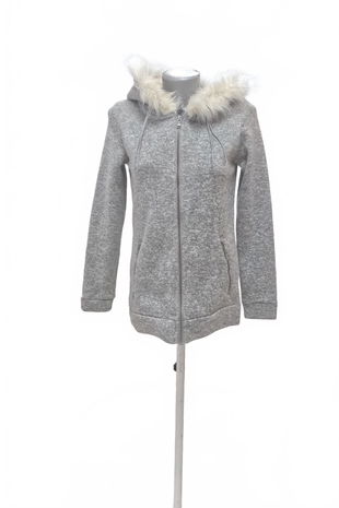 Dámska mikina House bez potlače, farba sivá, veľkosť S