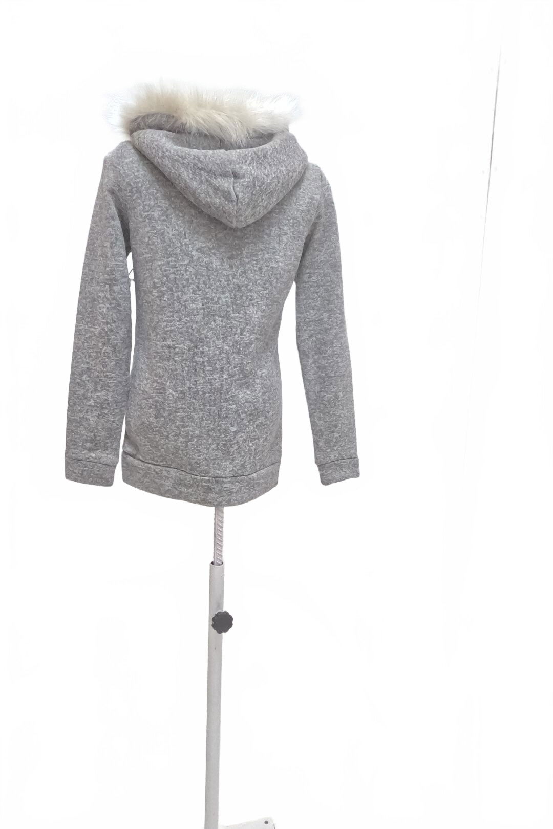 Dámska mikina House bez potlače, farba sivá, veľkosť S