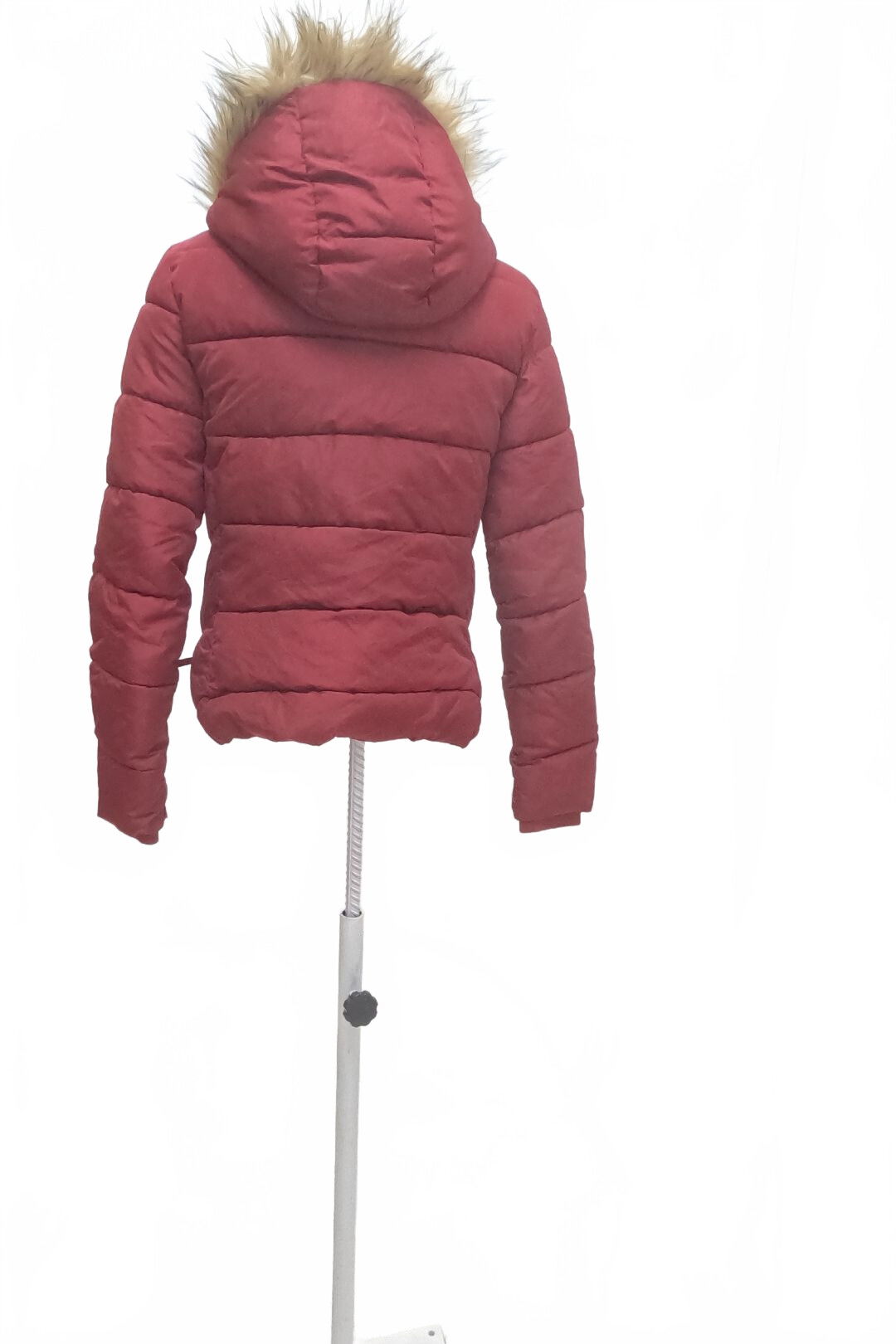 Dámska zimná bunda Bershka, farba bordó, veľkosť M