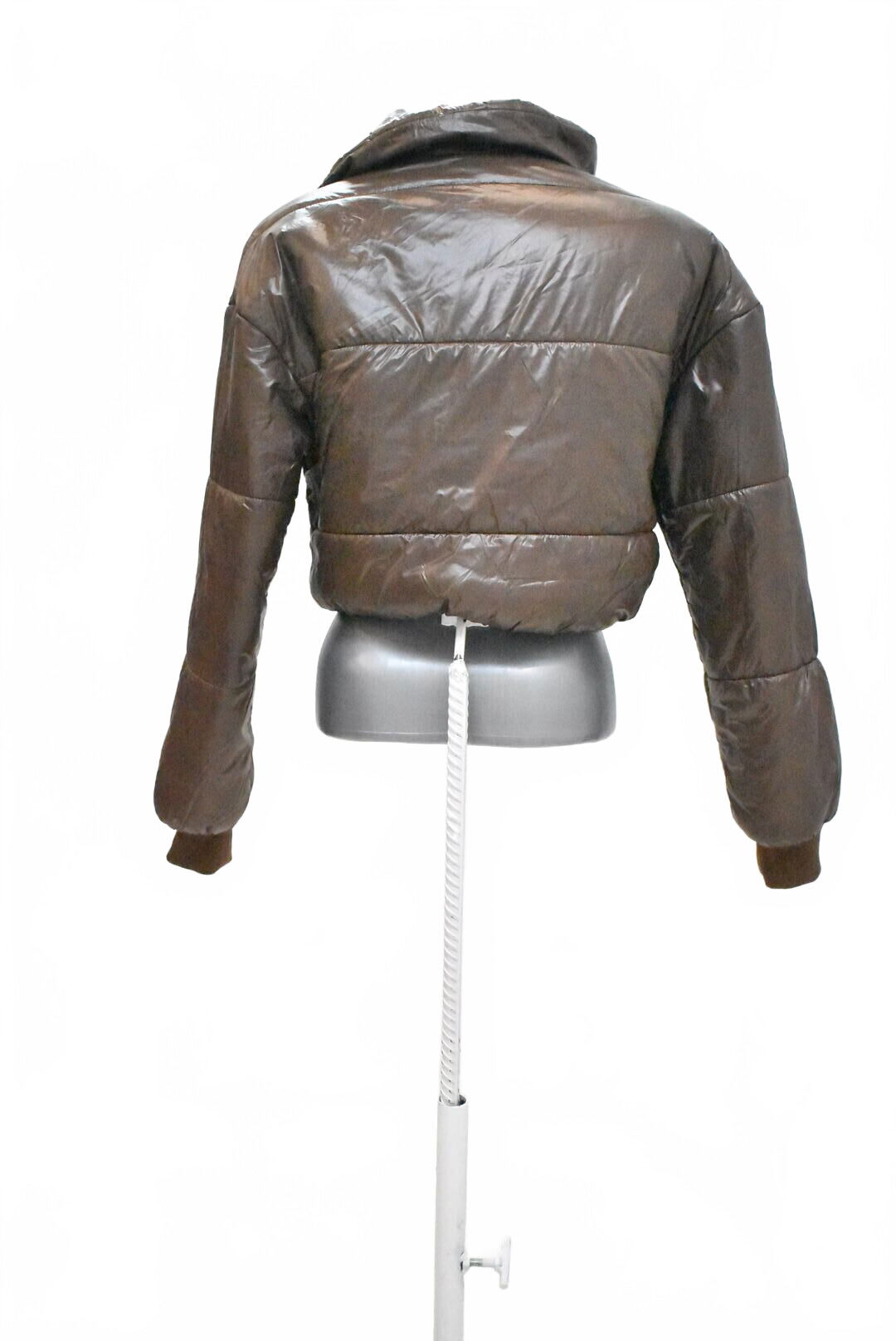 Dámska zimná bunda Shein, farba hnedá, veľkosť 34