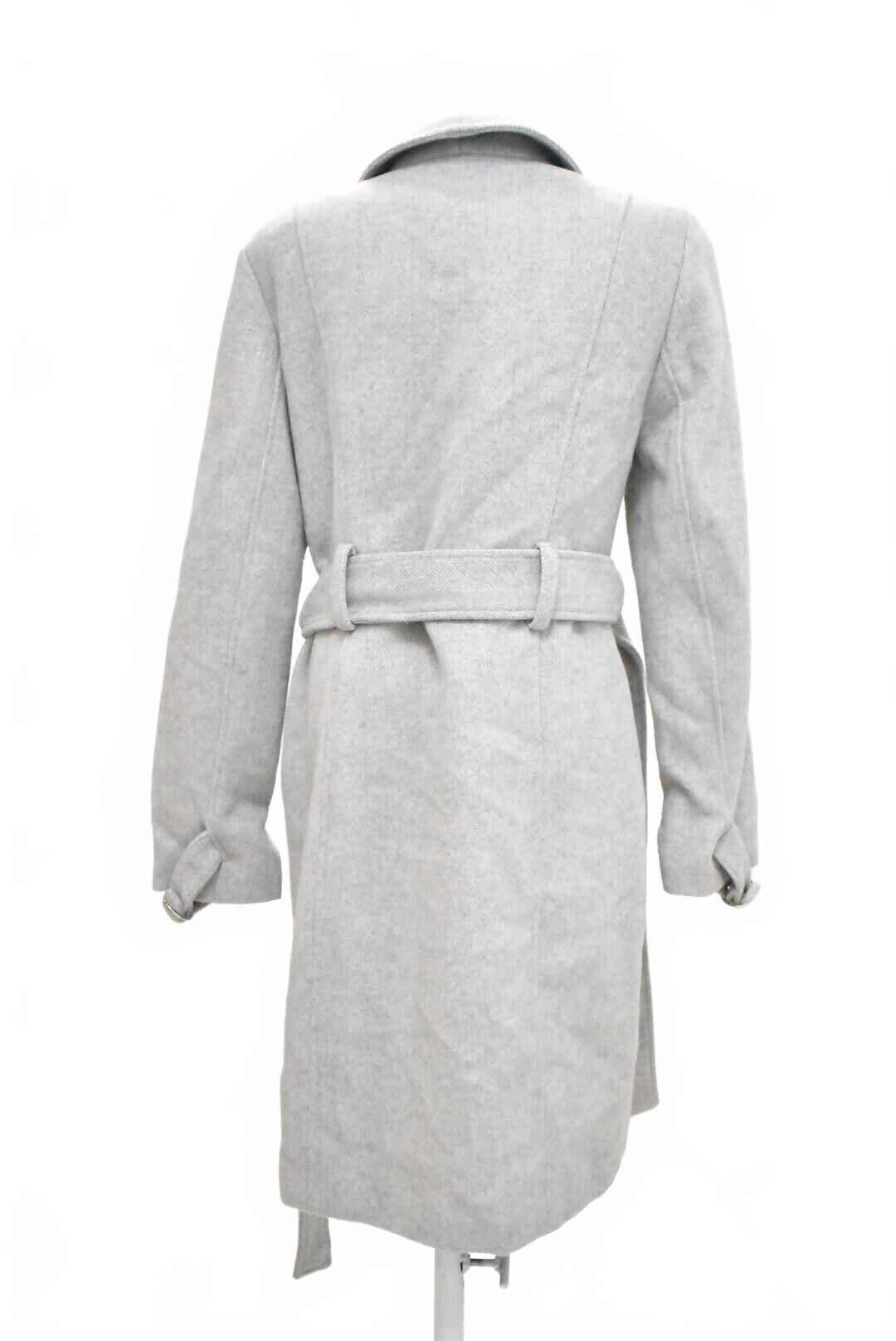 Dámsky zimný kabát F&F, farba sivá, veľkosť 38