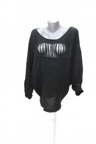 Dámsky sveter Miss Sixty, farba čierna, veľkosť L