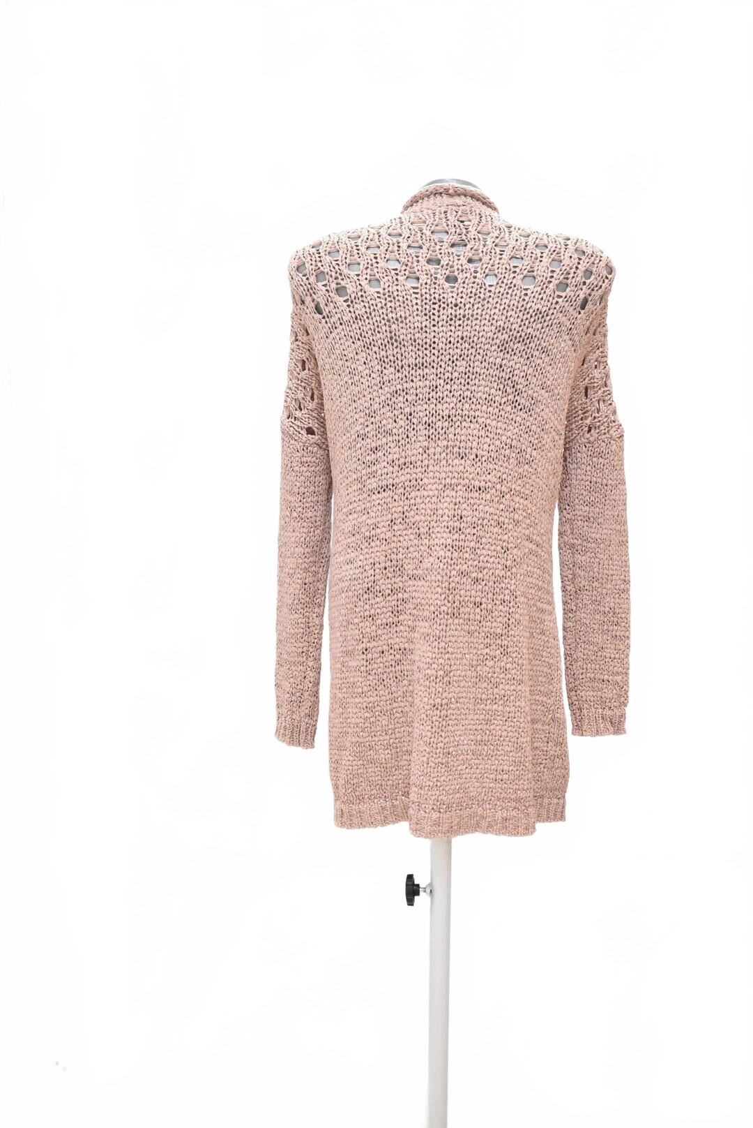 Dámsky kardigan Jean Pascale, farba ružová, veľkosť S