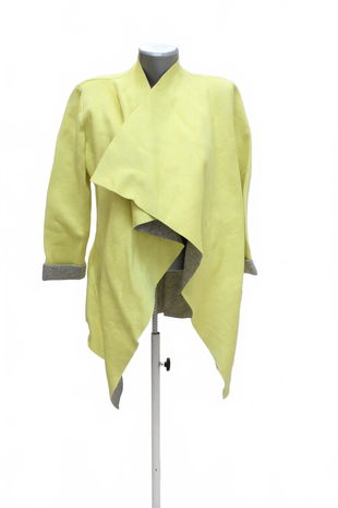 Dámsky kardigan Made In Italy, farba žltá, veľkosť M