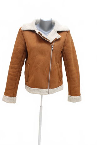 Dámsky zimný kabát Esmara, farba hnedá, veľkosť 36