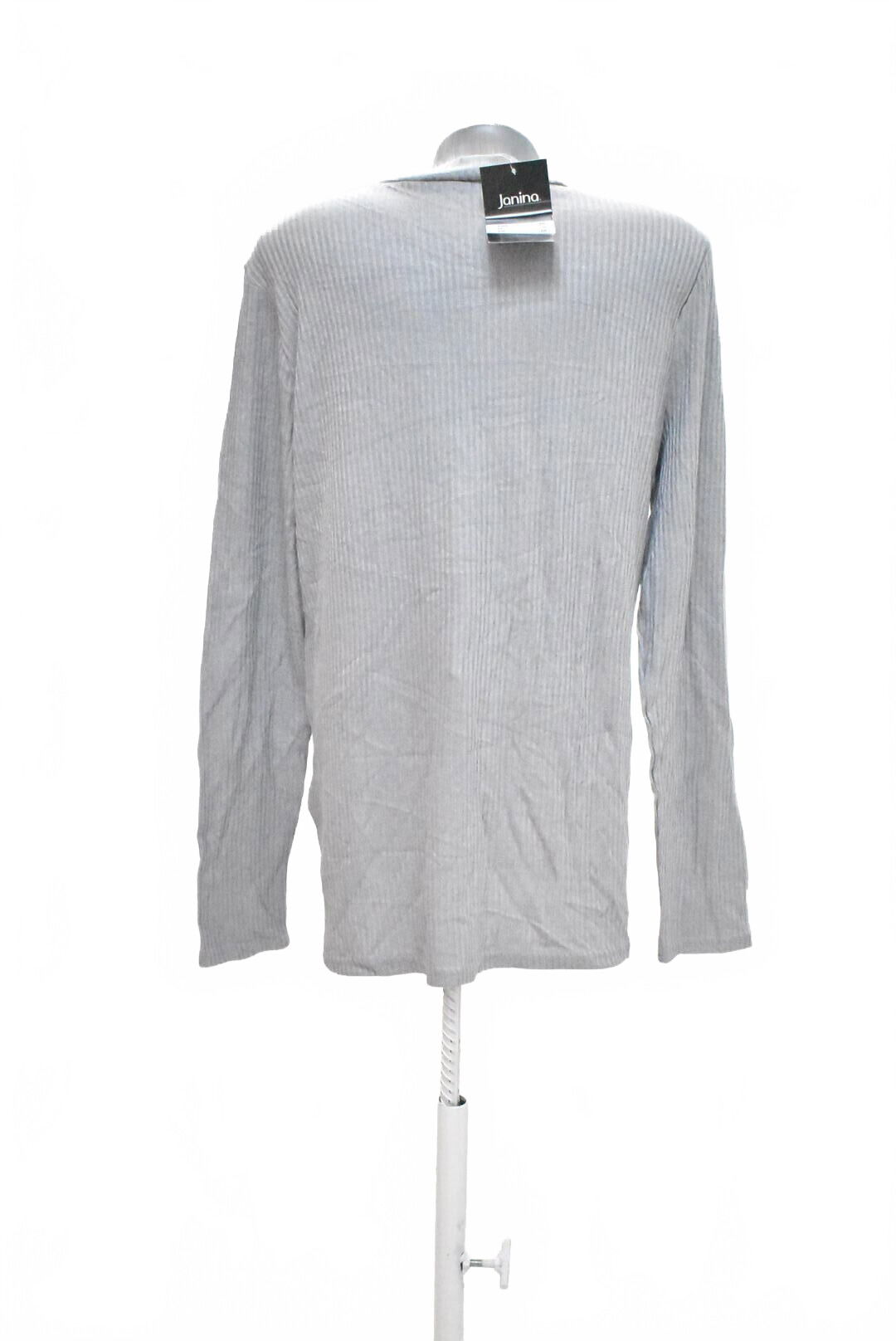 Dámské tričko Janina bez potisku, barva šedá, velikost 46