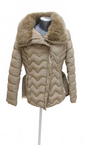 Dámská zimní bunda Genesis, barva hnědá, velikost XL