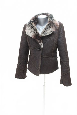 Dámsky zimný kabát Genesis, farba hnedá, veľkosť M