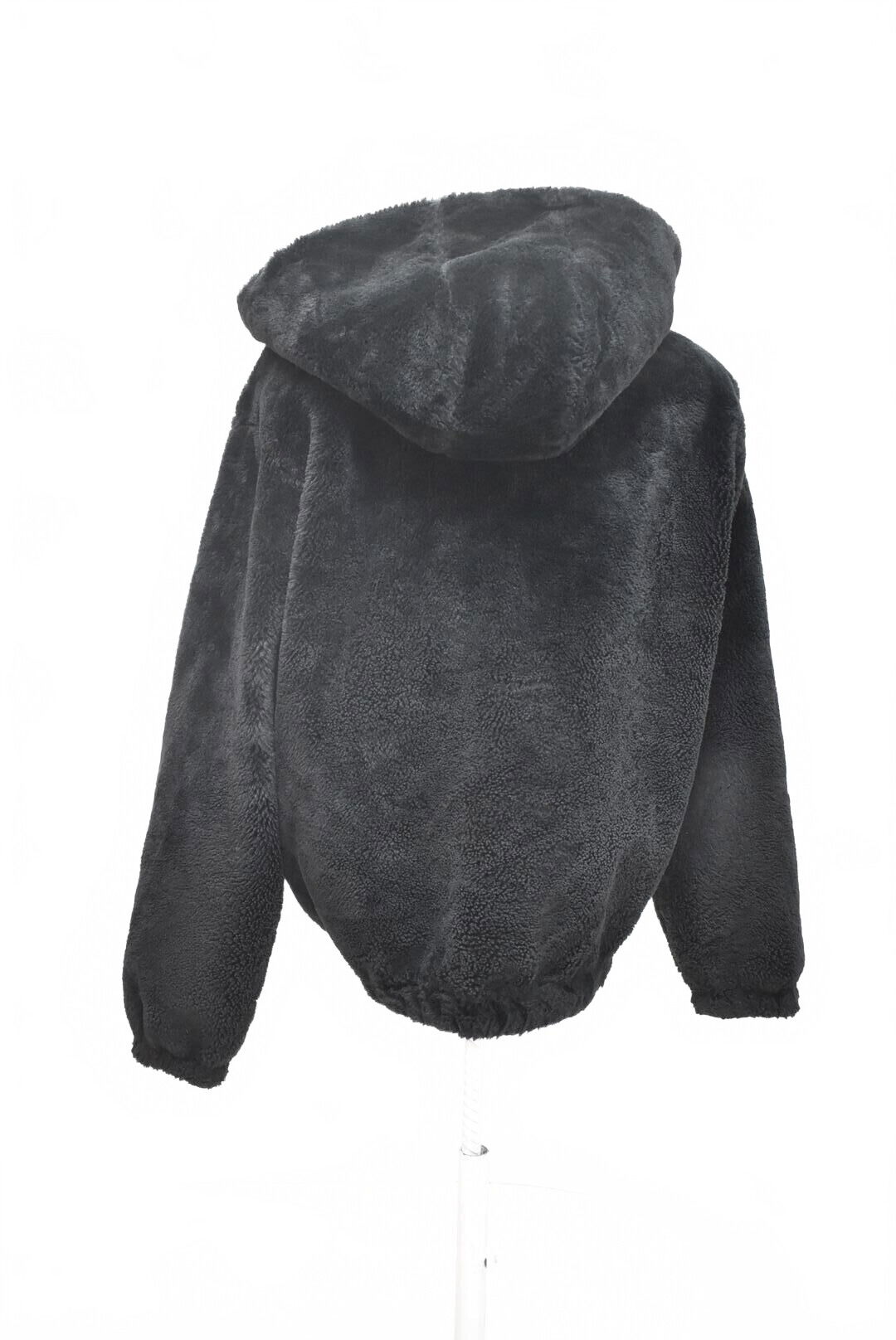 Dámská mikina Sinsay bez potisku, barva černá, velikost 2XL