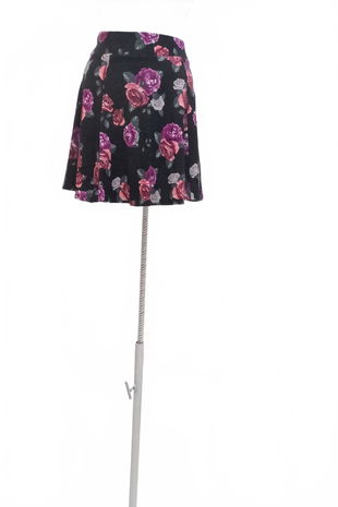 Dámska sukňa H&M, farba kvetovaná, veľkosť XS