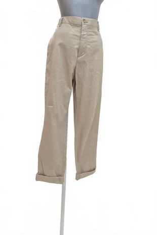 Dámské kalhoty H&M, barva béžová, velikost 54