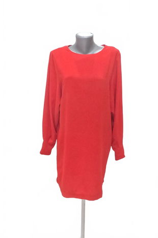 Dámske šaty Mango, farba červená, veľkosť M