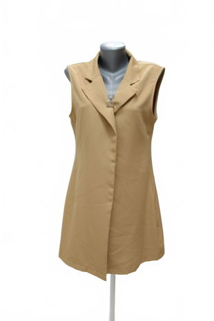Dámská vesta Shein, barva béžová, velikost XL