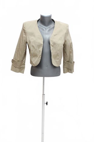 Dámske sako Bpc Bonprix Collection, farba béžová, veľkosť 38
