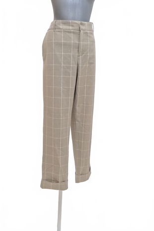 Dámske nohavice Mango, farba vzorovaná, veľkosť 44