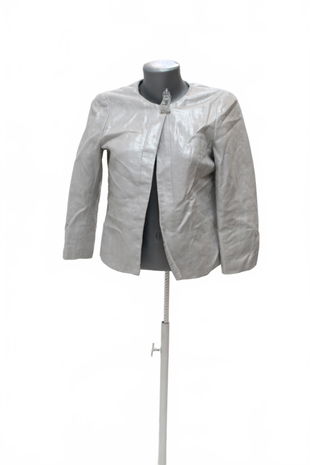 Dámske sako Promod, farba strieborná, veľkosť 38