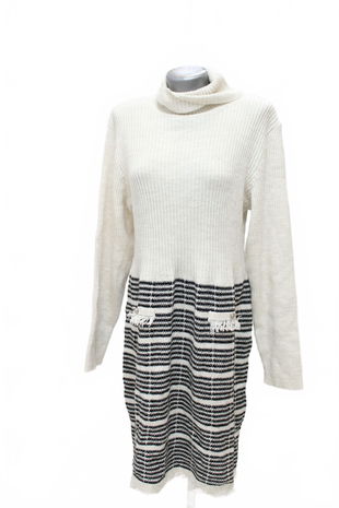 Dámské šaty Bodyflirt Boutique, barva pruhovaná, velikost 48