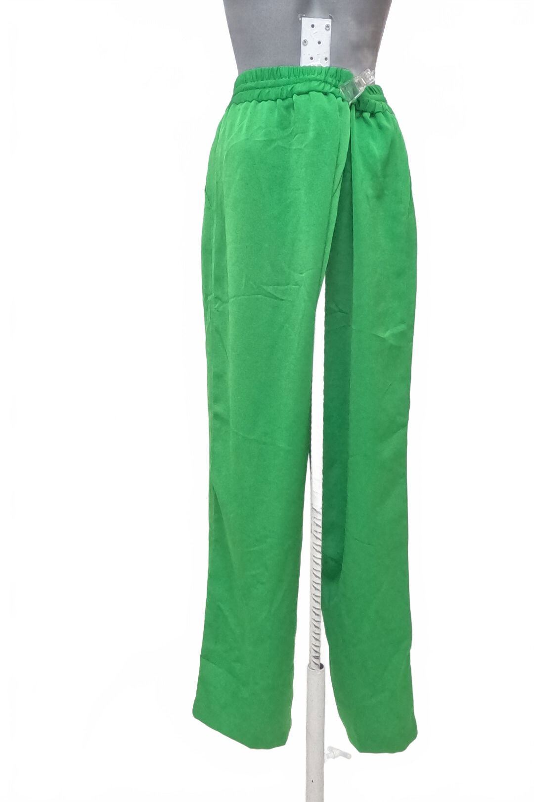 Dámské kalhoty Zara, barva zelená, velikost XL