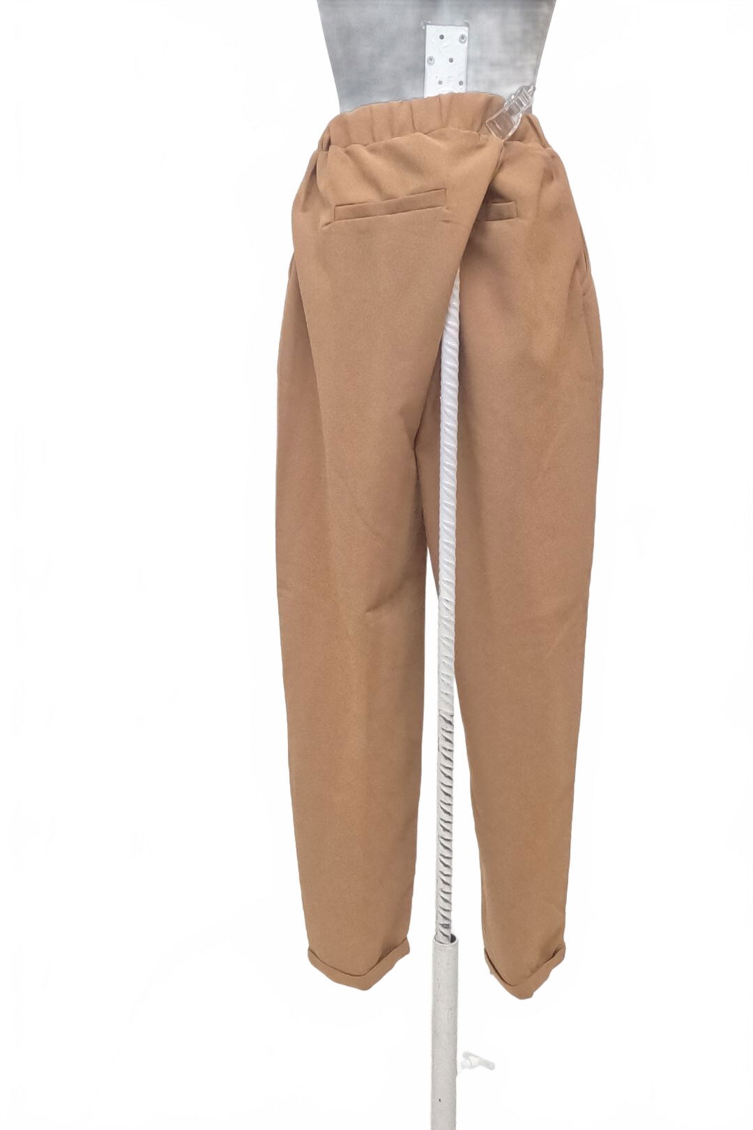 Dámské kalhoty House, barva hnědá, velikost XL