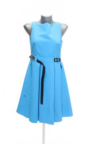 Dámske šaty Numoco, farba modrá, veľkosť L