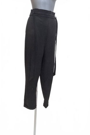 Dámské kalhoty Pull&Bear, barva černá, velikost XL