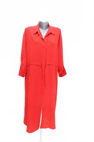 Dámske šaty New Collection, farba červená, veľkosť L