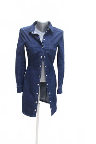 Dámske šaty H&M, farba denim, veľkosť 36