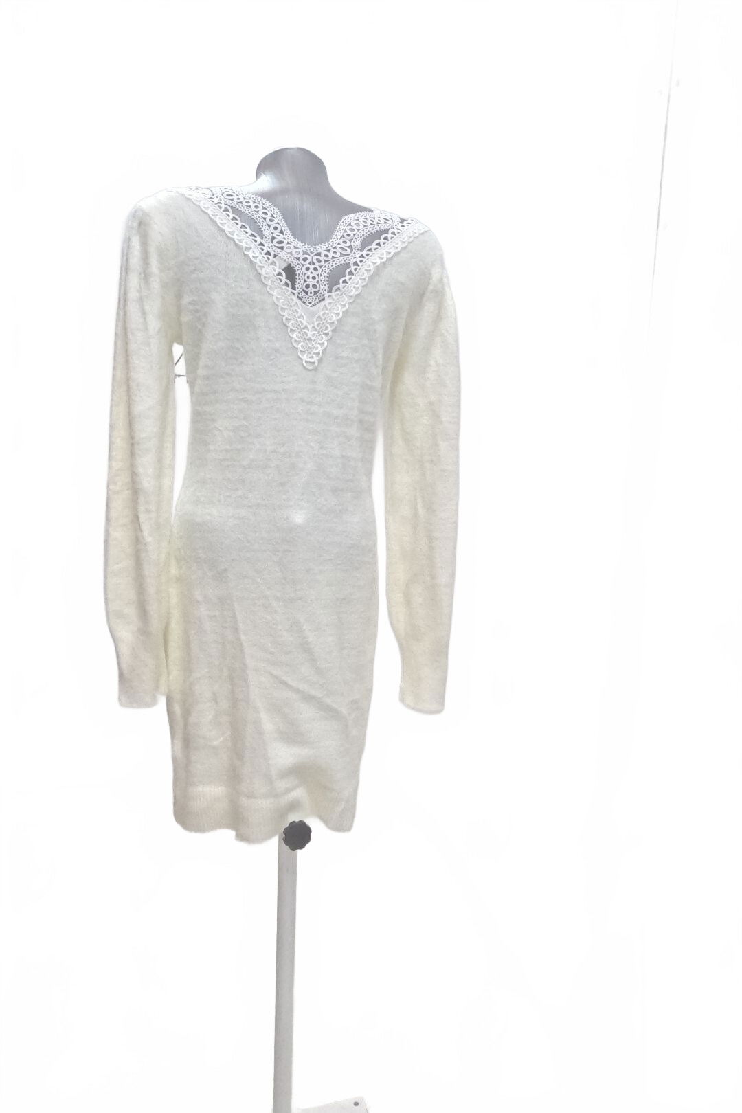 Dámske šaty Bodyflirt Boutique, farba biela, veľkosť L