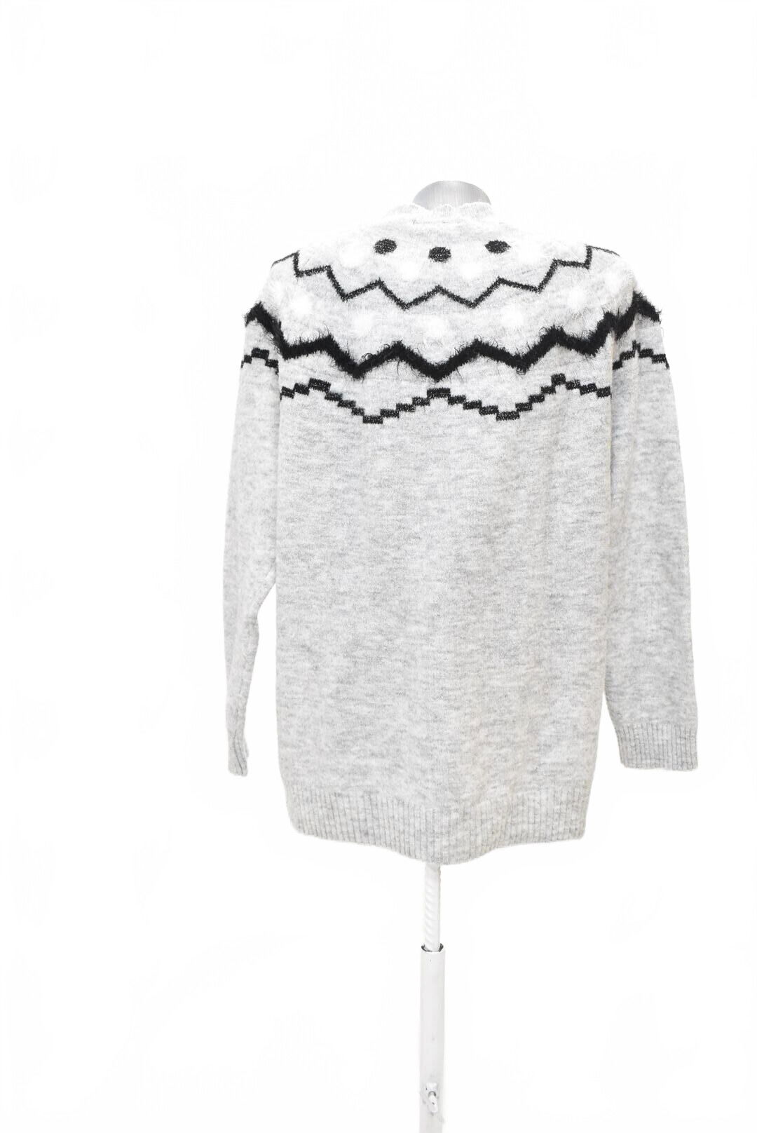 Dámsky sveter Jean Pascale, farba vzorovaná, veľkosť M