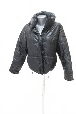 Dámska zimná bunda Stradivarius, farba čierna, veľkosť XS