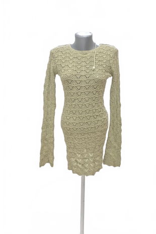 Dámske šaty Sinsay, farba zelená, veľkosť 2XS