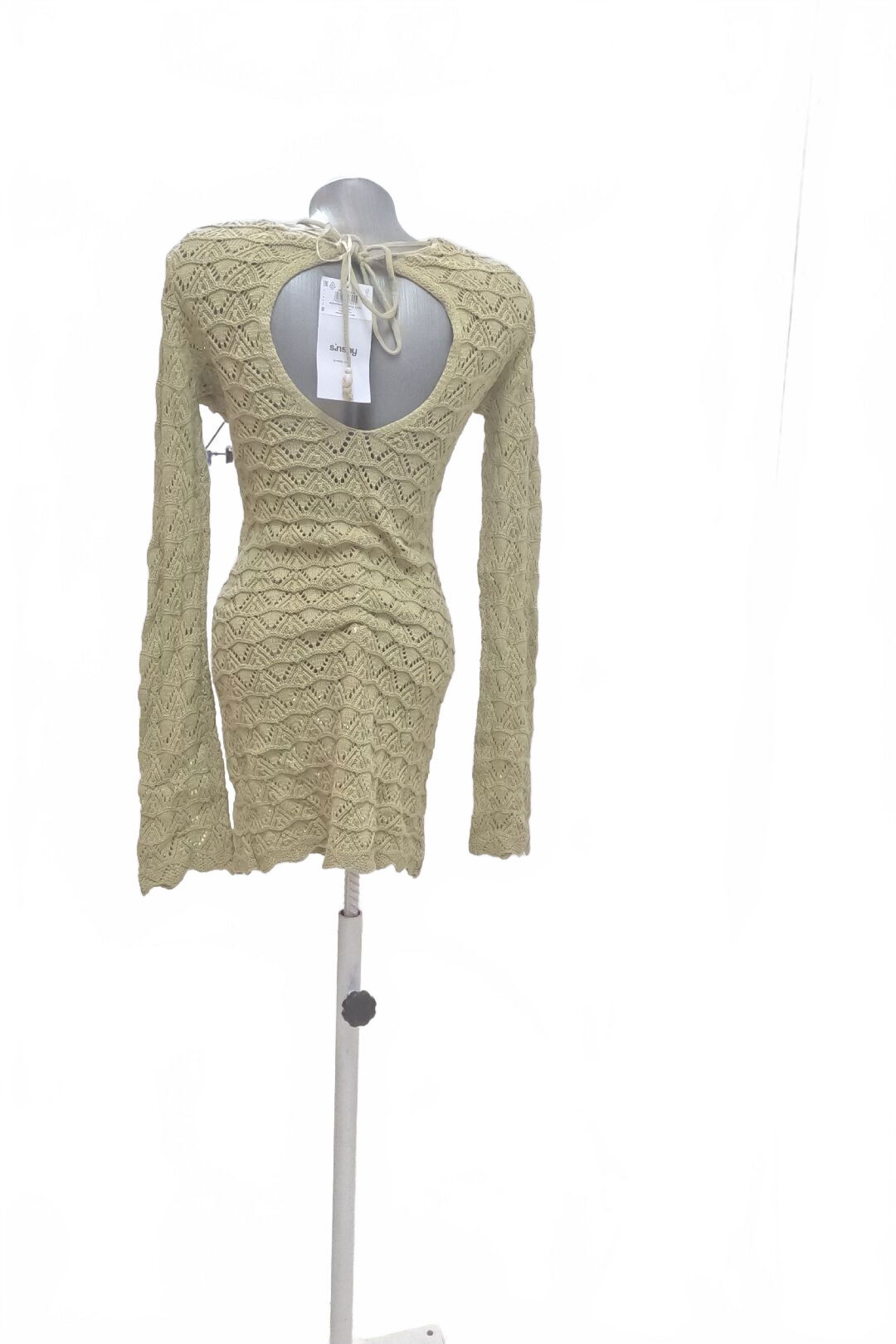 Dámske šaty Sinsay, farba zelená, veľkosť 2XS