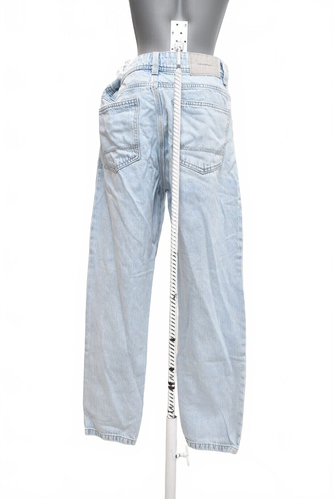 Pánské kalhoty Reserved, barva denim, velikost M