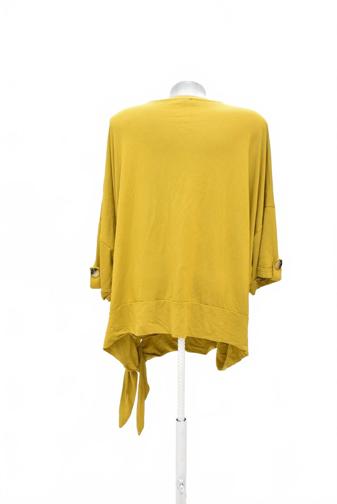 Dámské tričko F&F bez potisku, barva žlutá, velikost 50