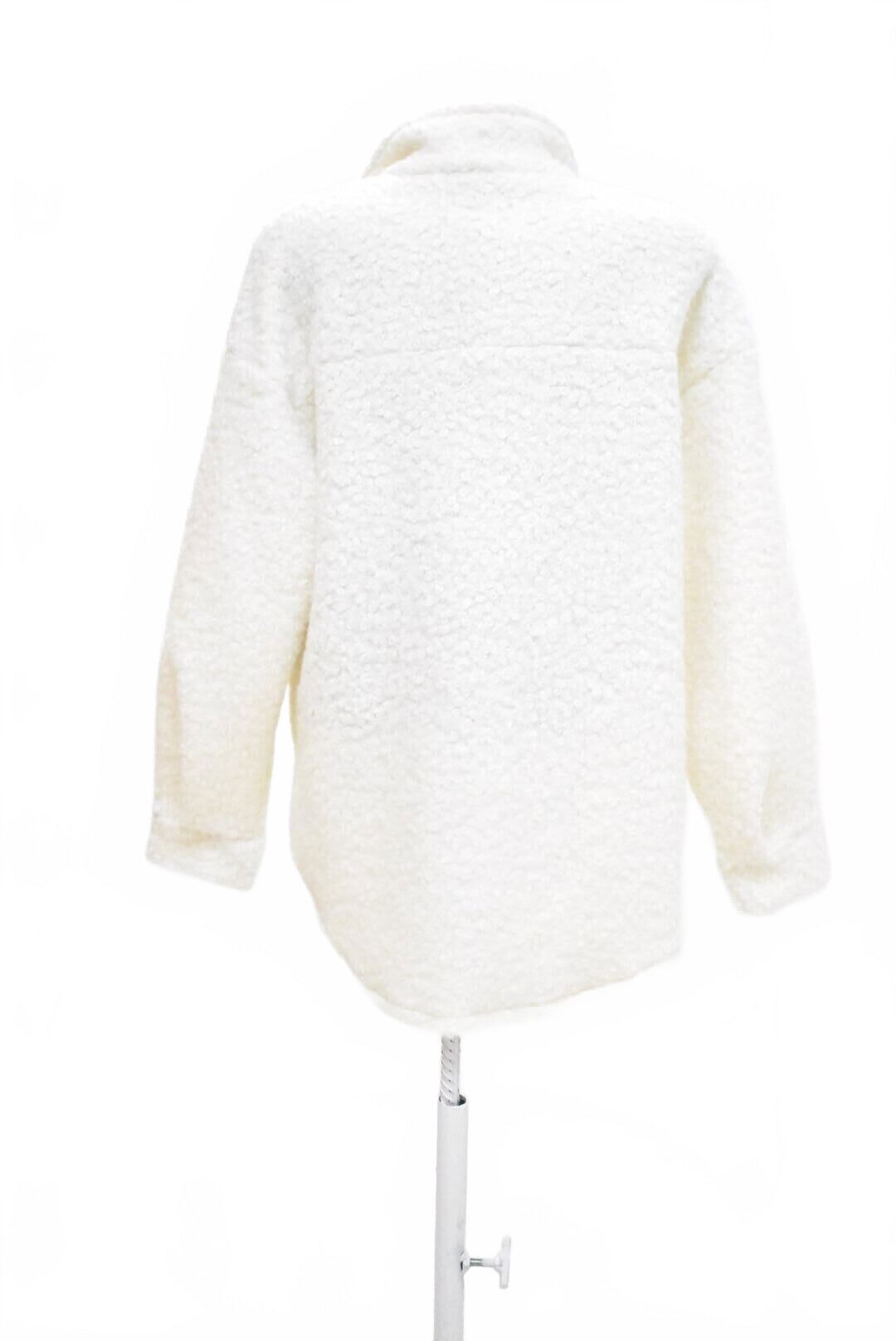 Dámsky zimný kabát Shein, farba béžová, veľkosť S