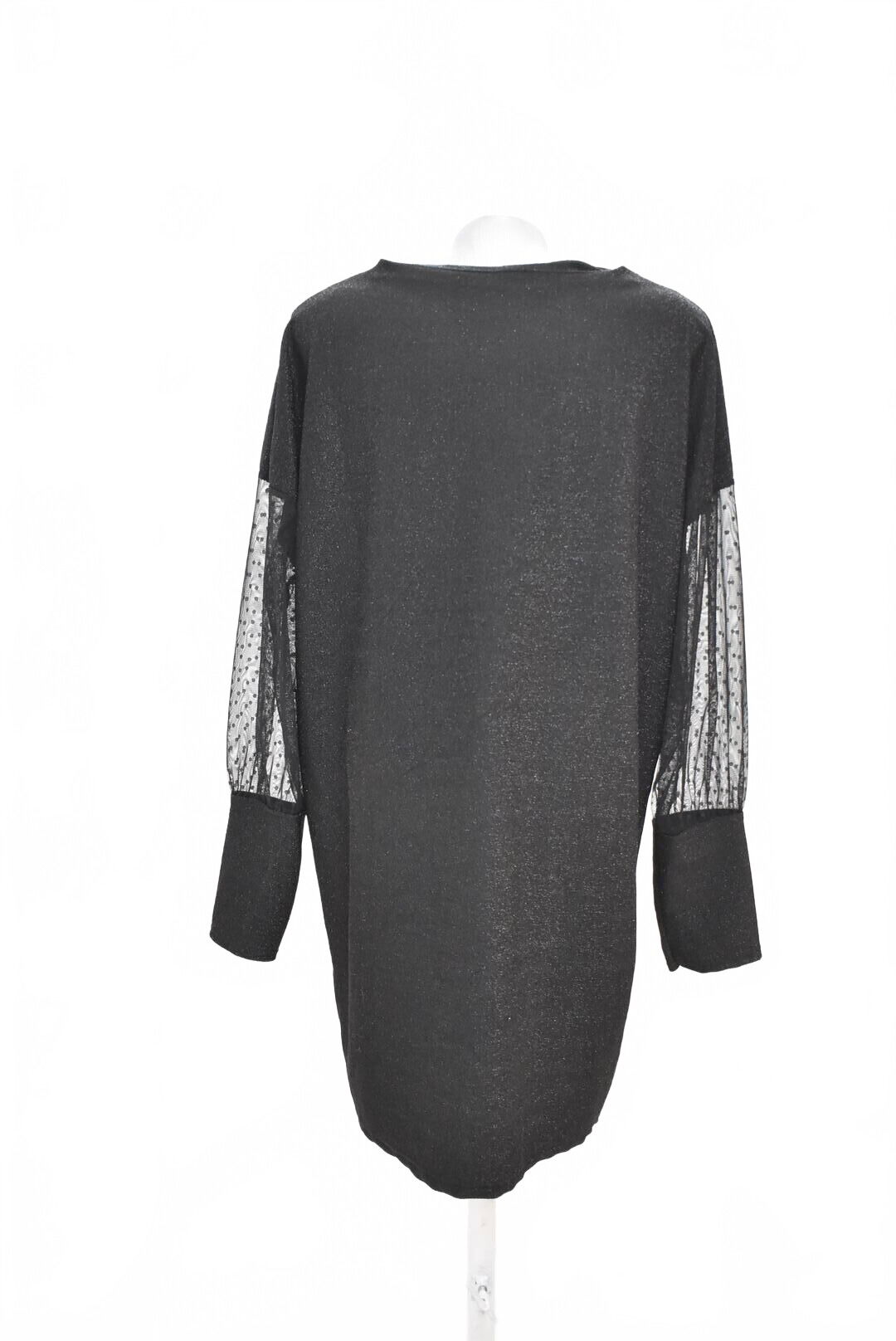 Dámske šaty Made In Italy, farba čierna, veľkosť M