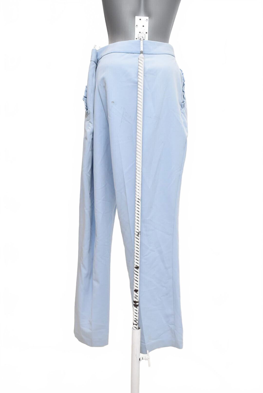 Dámské kalhoty F&F, barva modrá, velikost 46