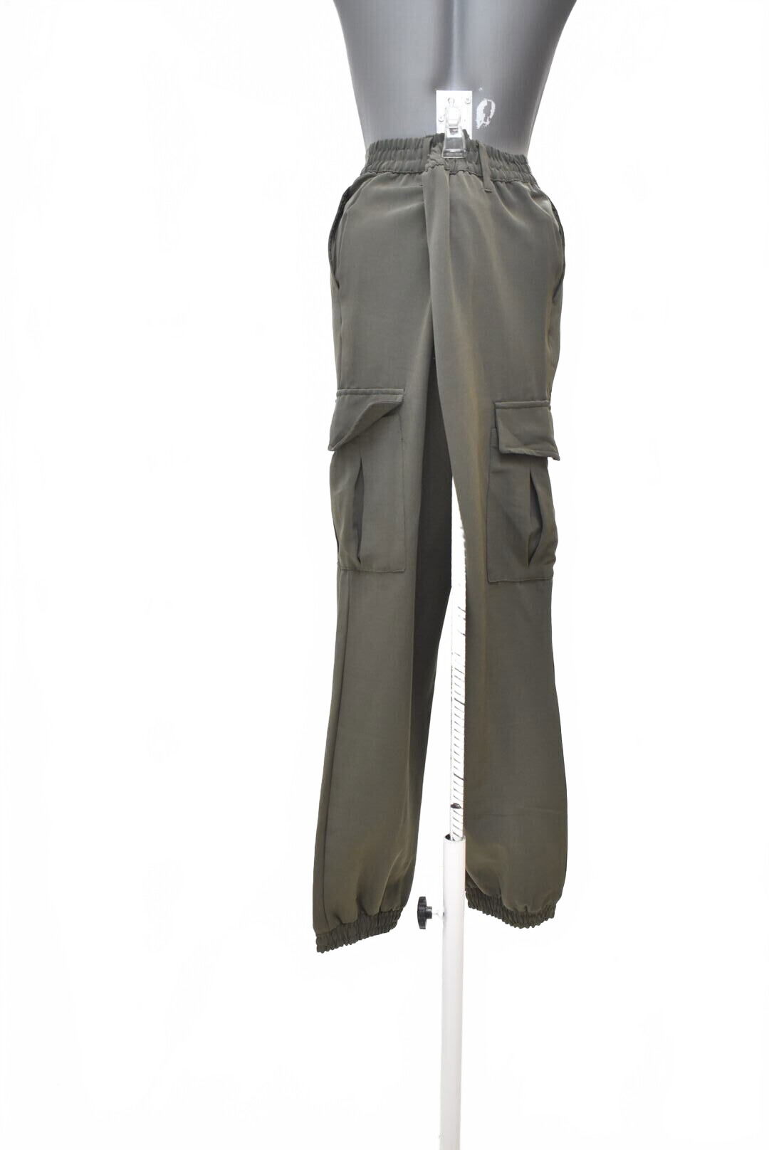 Dámské kalhoty Janina, barva khaki, velikost 46