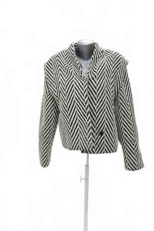 Dámský kabát Reserved, barva vzorovaná, velikost XL