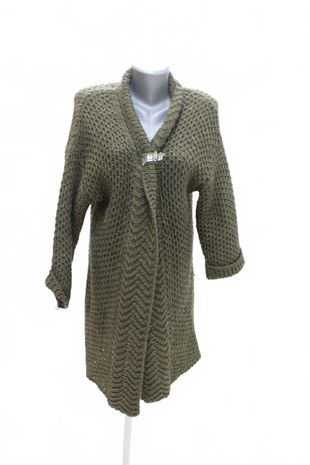 Dámsky sveter Yessica, farba khaki, veľkosť M