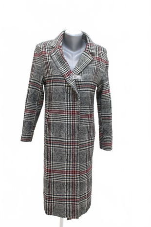 Dámsky zimný kabát Bershka, farba vzorovaná, veľkosť XS