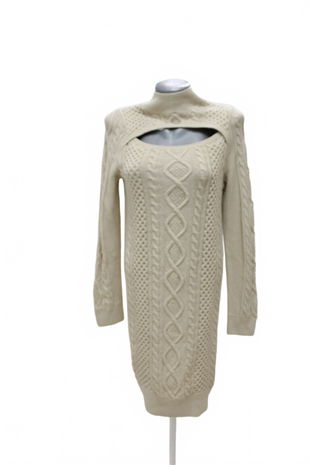 Dámske šaty F&F, farba béžová, veľkosť 38