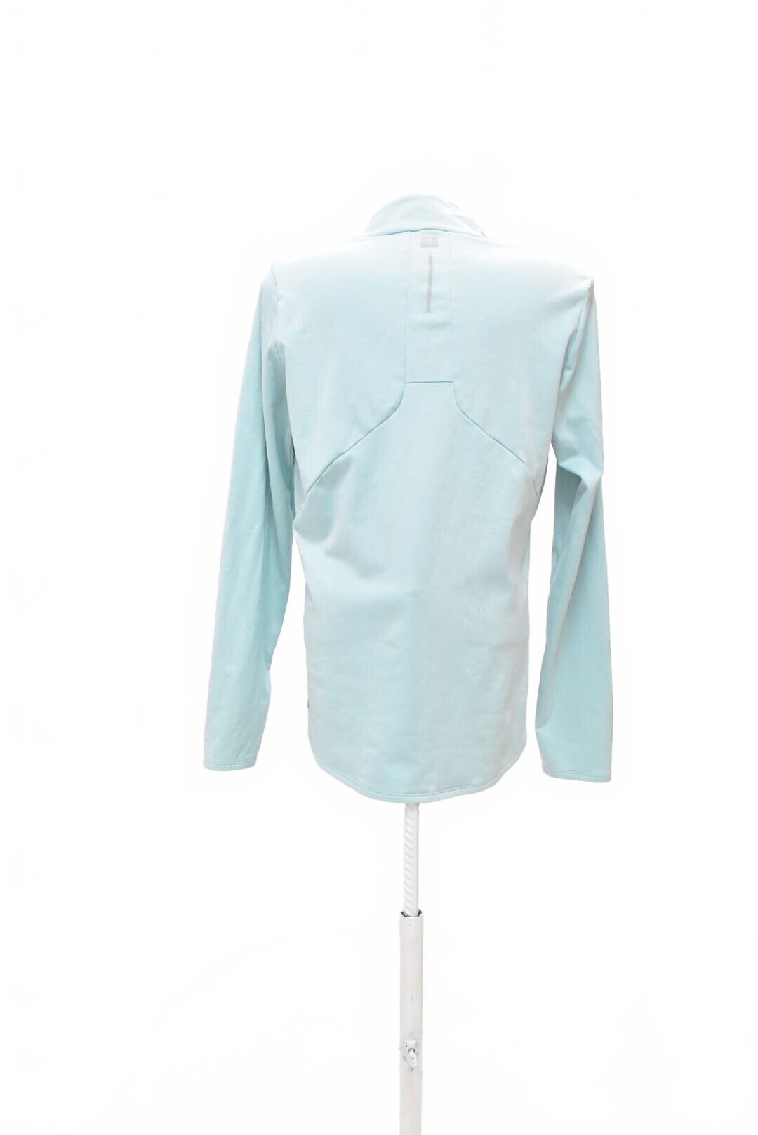 Dámska mikina Decathlon bez potlače, farba tyrkysová, veľkosť 44