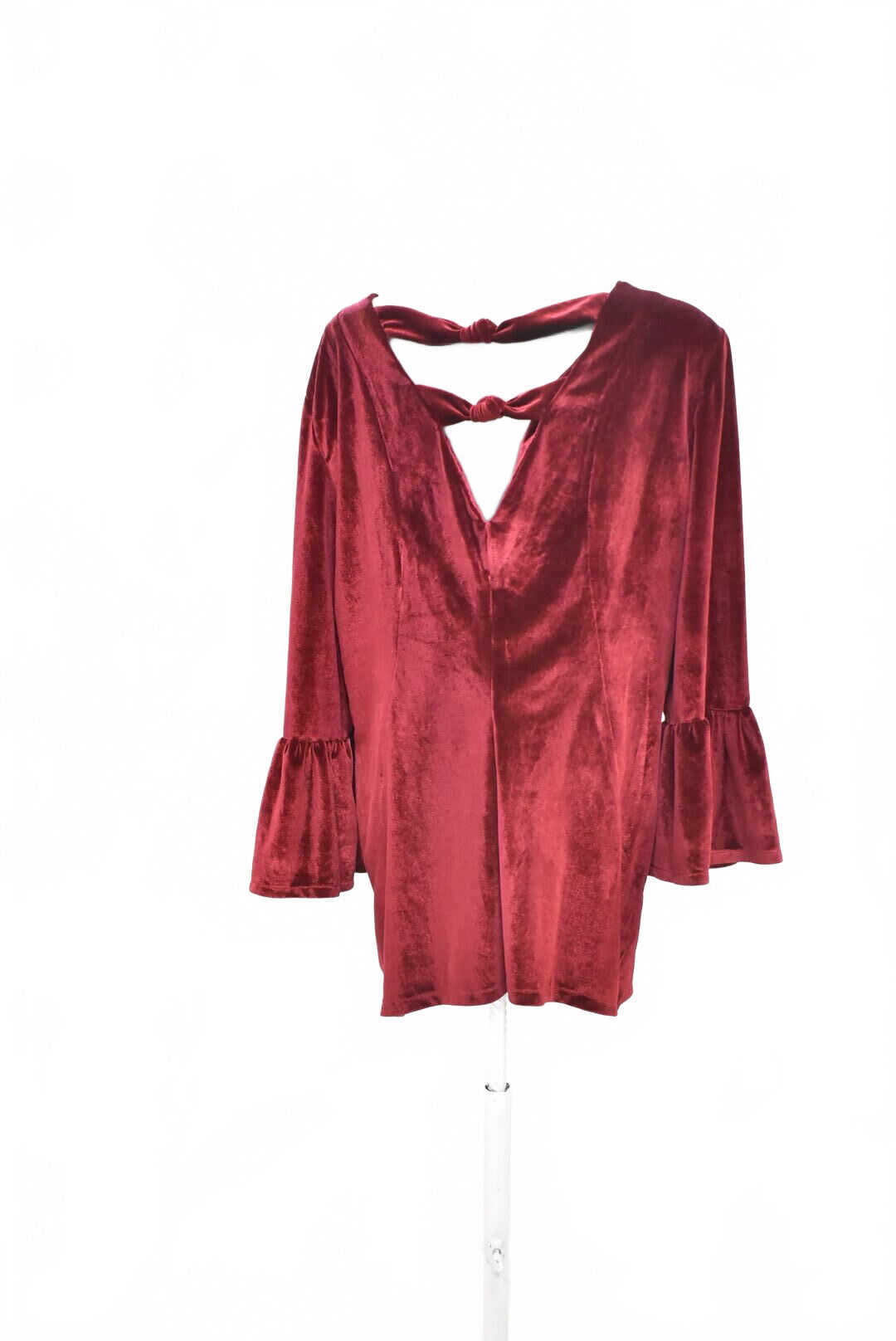 Dámské tričko Genesis bez potisku, barva červená, velikost 2XL