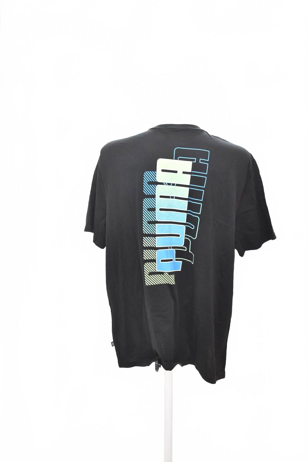 Pánské tričko Puma s potiskem, barva černá, velikost XL