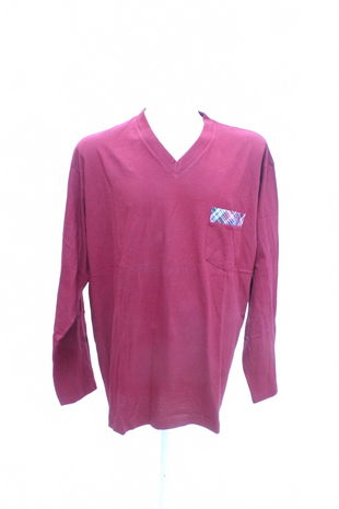 Pánské pyžamo Genesis, barva bordó, velikost 56